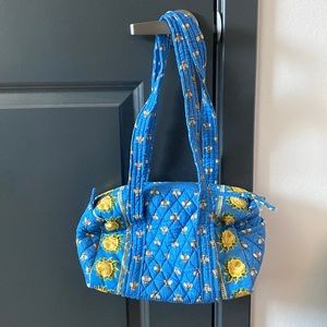 Vera Bradley Shoulder Bag Bees & Yellow Roses Pattern